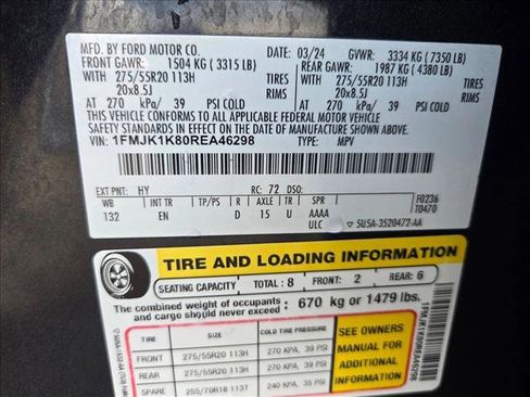 Used 2024 Ford Expedition Max Limited RWD image 19