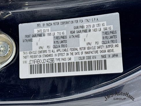 Used 2018 FIAT 124 Spider Abarth w/ Navigation & Sound Group image 40