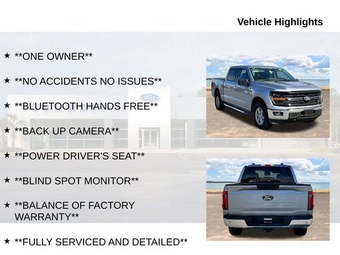 Used 2025 Ford F150 XLT w/ Equipment Group 301A Standard AWD/4WD image 6