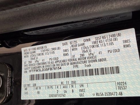 Used 2025 Ford F150 XLT w/ Equipment Group 302A MID image 38