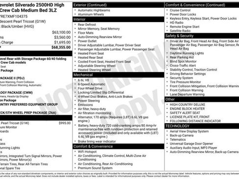 Used 2021 Chevrolet Silverado 2500 High Country AWD/4WD image 3