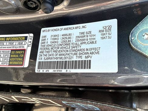 Used 2021 Honda CR-V Touring image 16