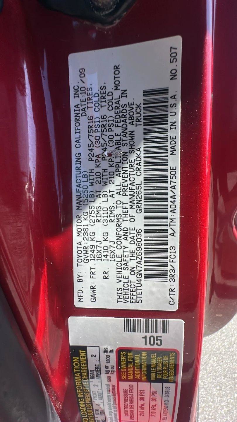 Used 2010 Toyota Tacoma PreRunner RWD image 48