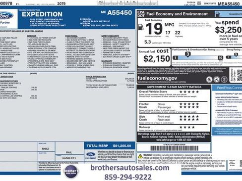 Used 2021 Ford Expedition King Ranch AWD/4WD image 47
