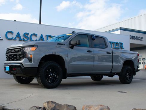 Certified 2024 Chevrolet Silverado 1500 Custom Trail Boss w/ LPO, Dark Essentials Package image 1