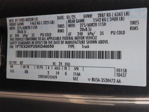 Certified 2025 Ford F150 STX w/ Equipment Group 200A image 21