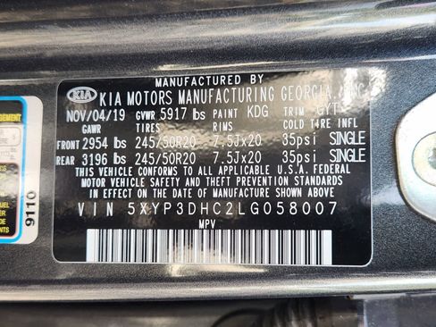 Used 2020 Kia Telluride EX w/ EX Premium Package image 32