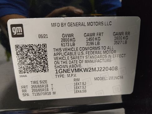 Used 2021 Chevrolet Traverse LT w/ LPO, Cargo Package AWD/4WD image 33