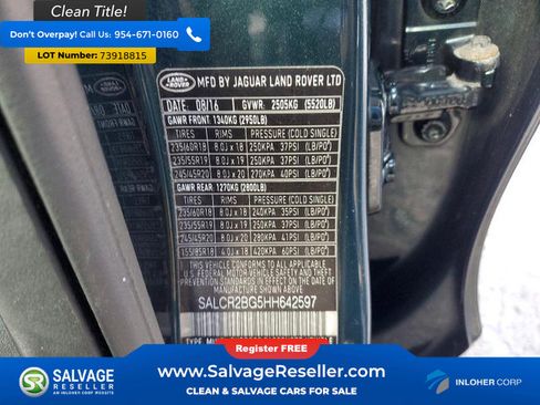 Used 2017 Land Rover Discovery Sport HSE image 17