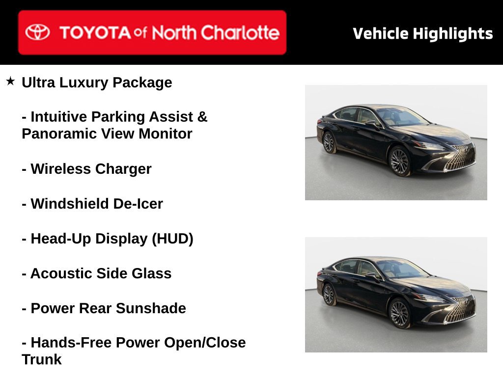 Used 2024 Lexus ES 350 Ultra Luxury w/ Accessory Package (Z2) FWD image 8