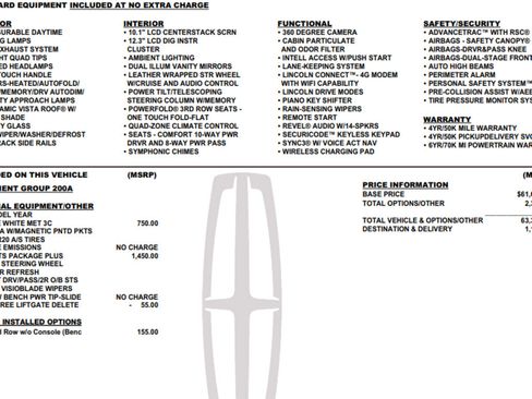 Certified 2023 Lincoln Aviator Reserve w/ Elements Package Plus image 9