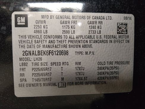 Used 2015 Chevrolet Equinox LT image 33