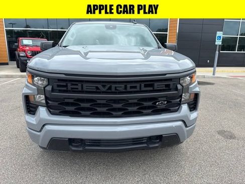 Used 2024 Chevrolet Silverado 1500 Custom w/ Turbomax Blackout Package AWD/4WD image 2