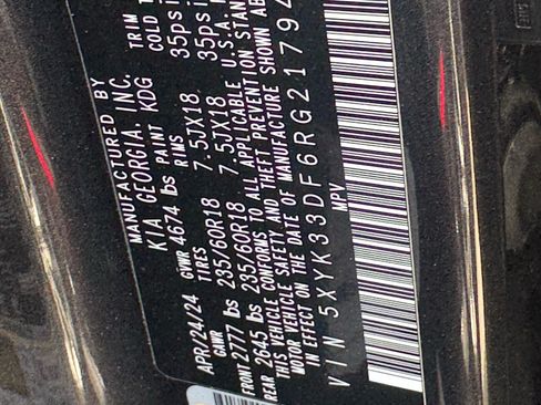 Certified 2024 Kia Sportage EX FWD image 9