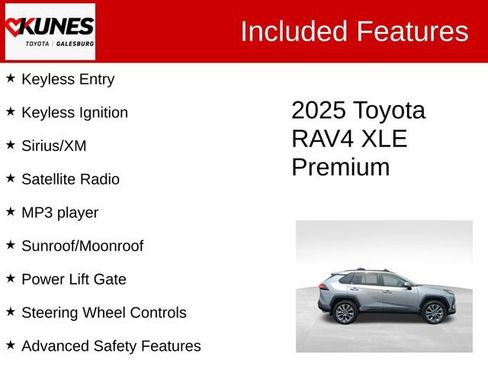 Used 2025 Toyota RAV4 XLE Premium w/ Weather Package AWD/4WD image 3