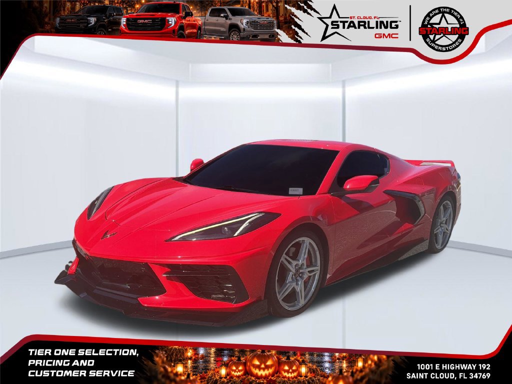 Certified 2023 Chevrolet Corvette Stingray Preferred Cpe w/ Z51 Performance Package RWD 360° Tour