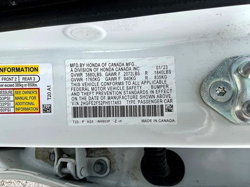 Used 2023 Honda Civic Sport image 18