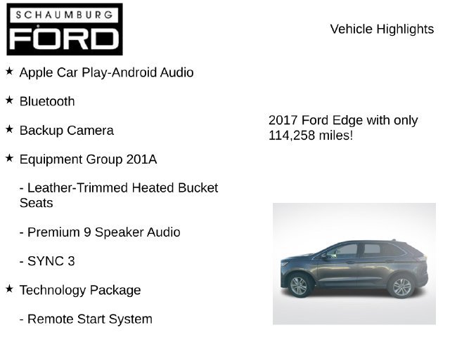 Used 2017 Ford Edge SEL w/ Equipment Group 201A AWD/4WD image 8