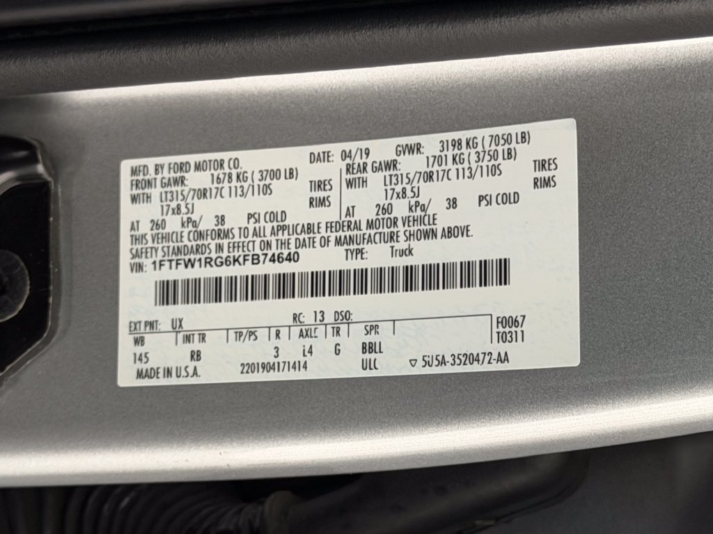 Used 2019 Ford F150 Raptor w/ Equipment Group 802A Luxury AWD/4WD image 25