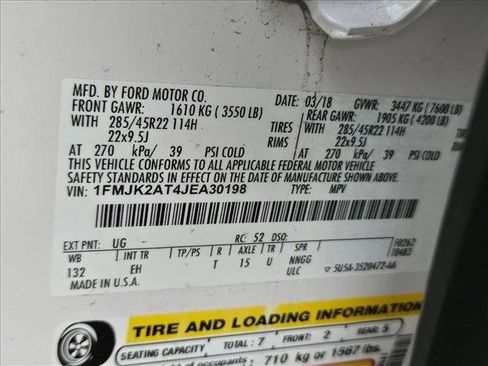 Used 2018 Ford Expedition Max Limited w/ Equipment Group 302A AWD/4WD image 19