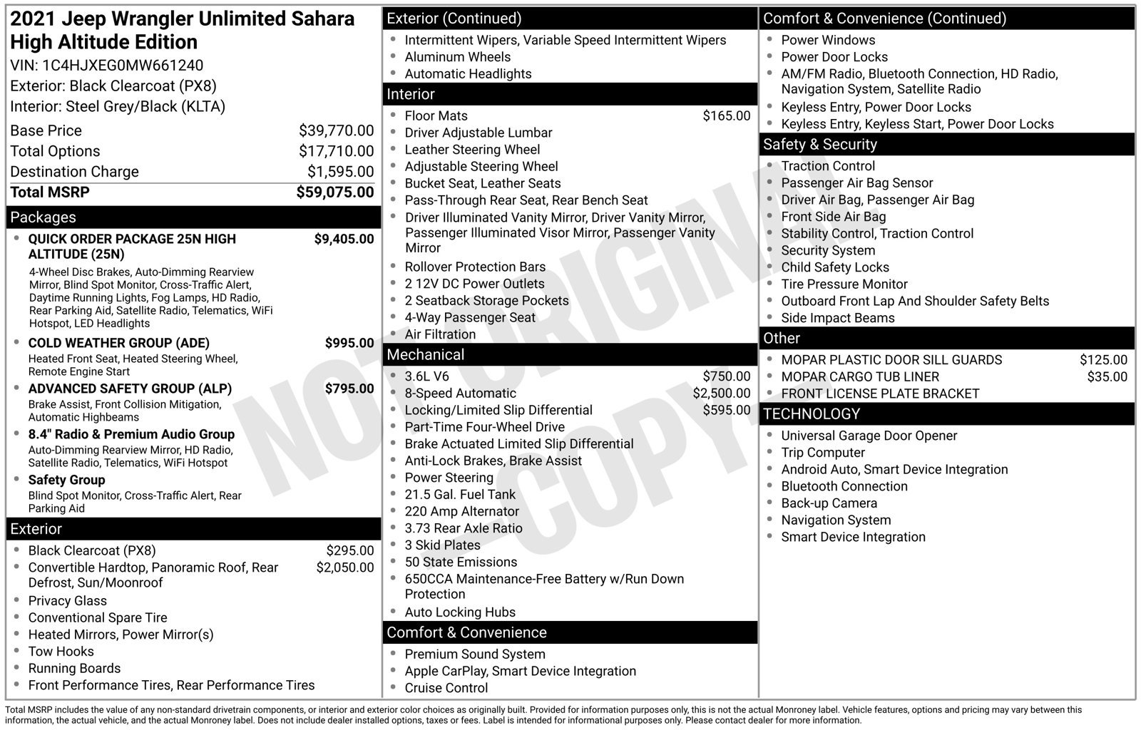 Used 2021 Jeep Wrangler Unlimited Sahara AWD/4WD image 7