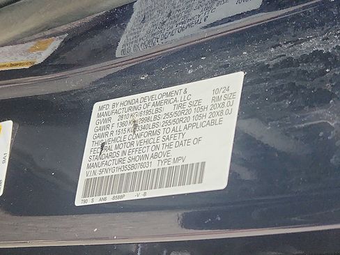 Certified 2025 Honda Pilot Sport image 26