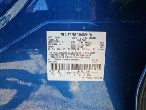 Certified 2024 Ford Edge SEL AWD/4WD image 34
