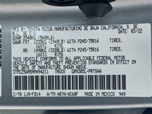 Used 2022 Toyota Tacoma SR image 28