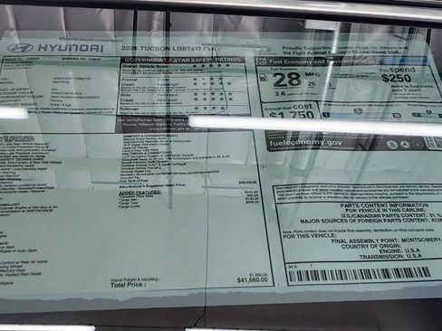 New 2026 Hyundai Tucson Limited image 31