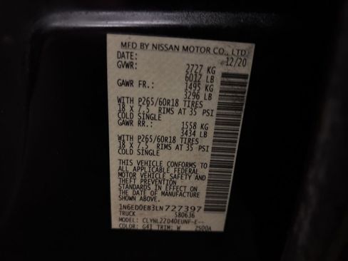 Used 2020 Nissan Frontier SV image 13