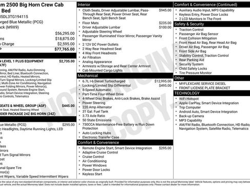 New 2026 RAM 2500 Big Horn image 6