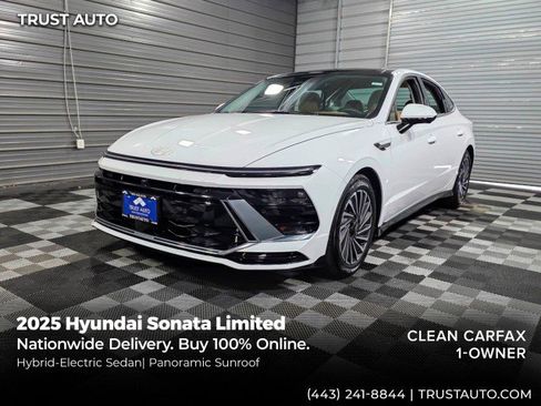Used 2025 Hyundai Sonata Limited FWD image 1