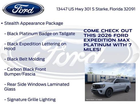 New 2026 Ford Expedition Max Platinum AWD/4WD image 25