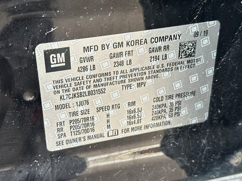 Used 2020 Chevrolet Trax LS w/ Tint and Cruise Package image 27