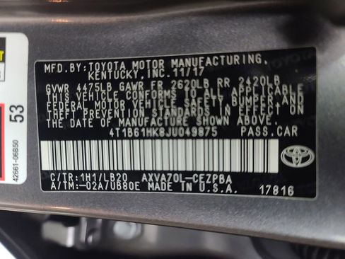 Used 2018 Toyota Camry XSE image 38