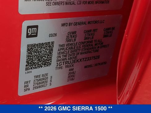 New 2026 GMC Sierra 1500 Elevation AWD/4WD image 25