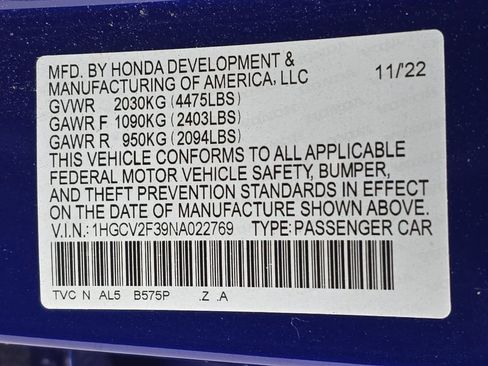 Used 2022 Honda Accord Sport image 50