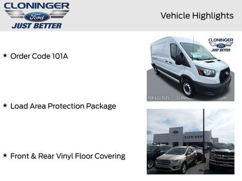 New 2025 Ford Transit 250 148 Medium Roof w/ Load Area Protection Package RWD image 11