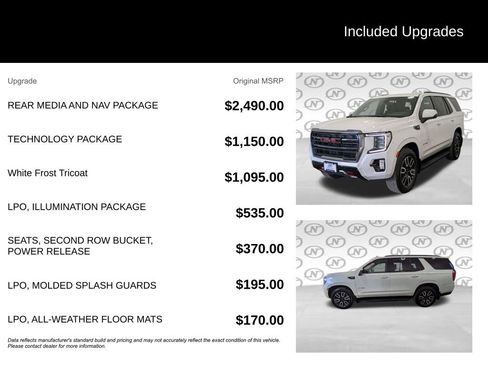 Used 2021 GMC Yukon AT4 w/ Rear Media and Nav Package AWD/4WD image 3