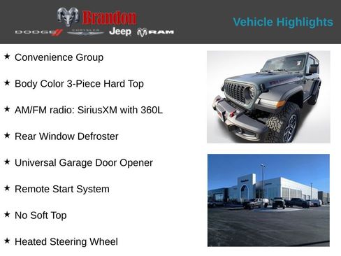 New 2026 Jeep Wrangler Rubicon AWD/4WD image 2