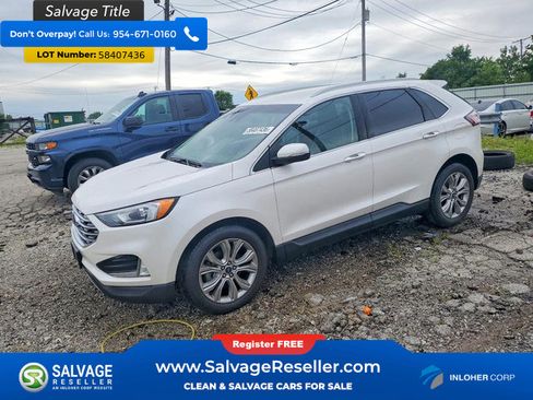 Used 2019 Ford Edge Titanium w/ Cold Weather Package FWD image 1
