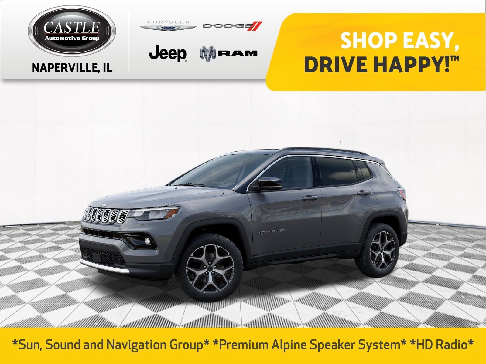 New 2026 Jeep Compass Limited w/ Sun, Sound & Navigation Group AWD/4WD image 1