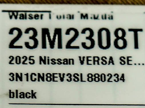 Used 2025 Nissan Versa SV w/ Trunk Package FWD image 27