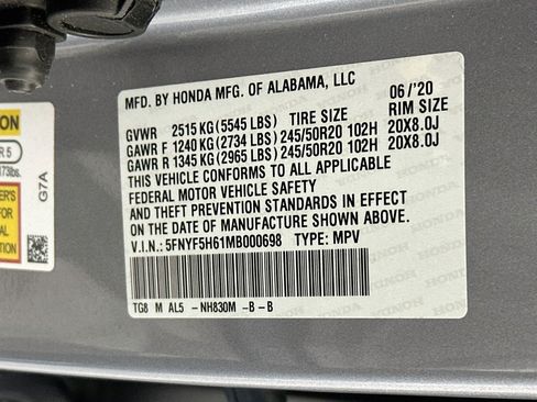 Used 2021 Honda Pilot Touring image 12