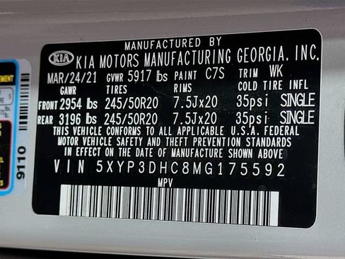 Used 2021 Kia Telluride EX w/ EX Premium Package AWD/4WD image 28