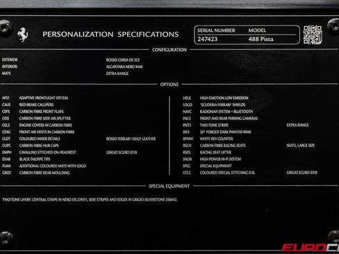 Used 2019 Ferrari 488 Pista Coupe RWD image 11