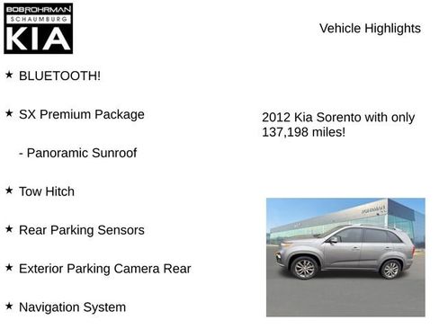 Used 2012 Kia Sorento SX w/ SX Premium Pkg image 7