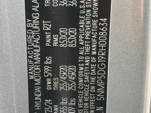 Certified 2024 Hyundai Santa Fe Calligraphy image 7