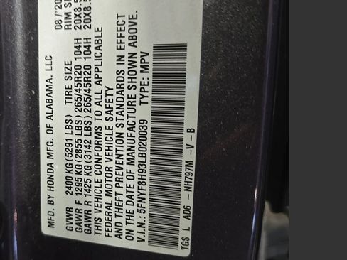 Used 2020 Honda Passport Touring image 5