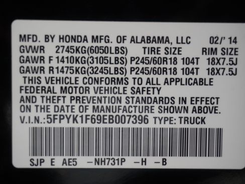 Used 2014 Honda Ridgeline SE image 32